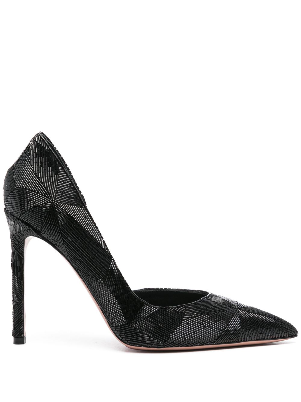 Aquazzura La Nuit 高跟鞋（10.5厘米） - 黑色