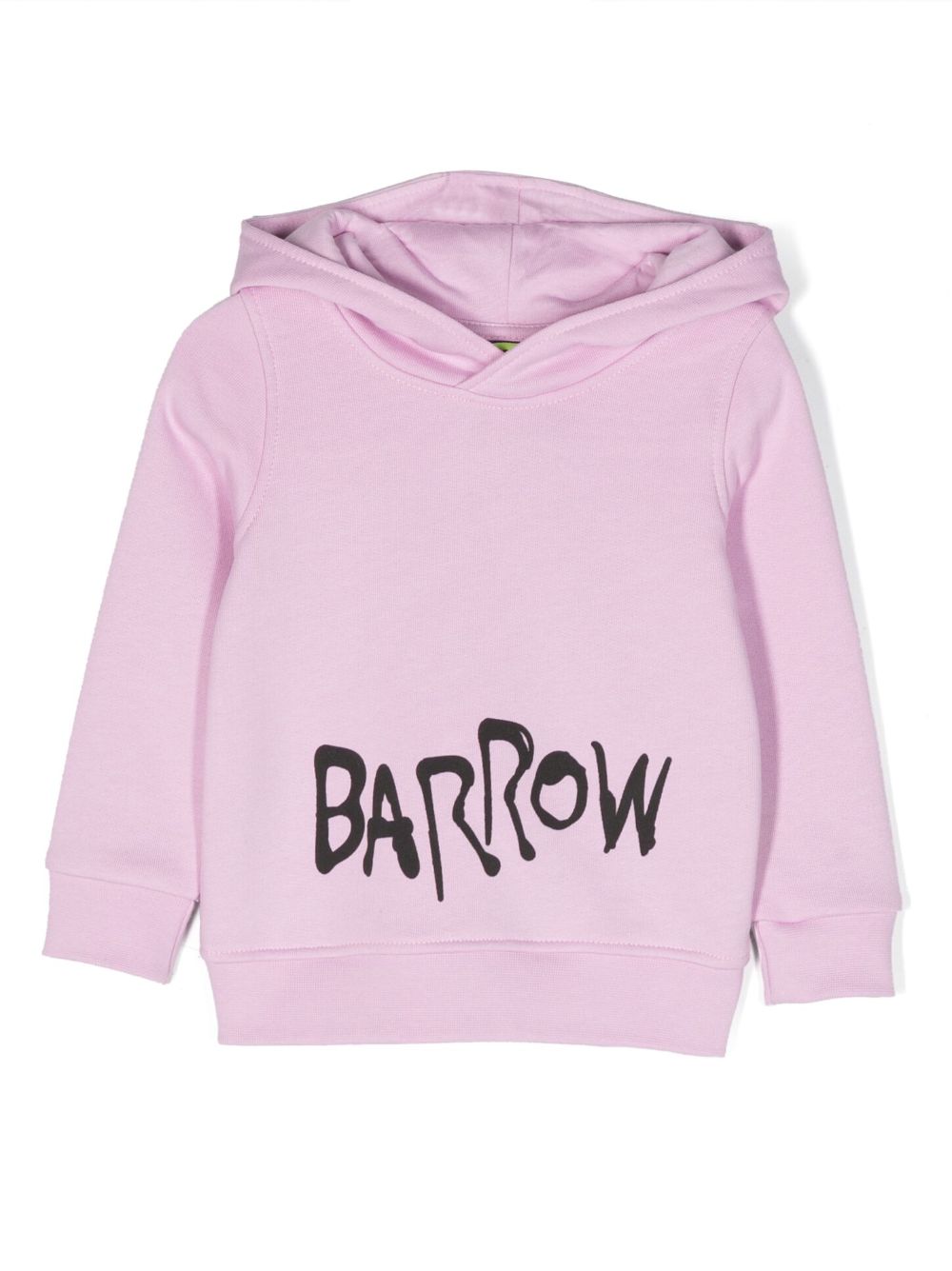 Barrow kids logo印花棉连帽衫 - 紫色