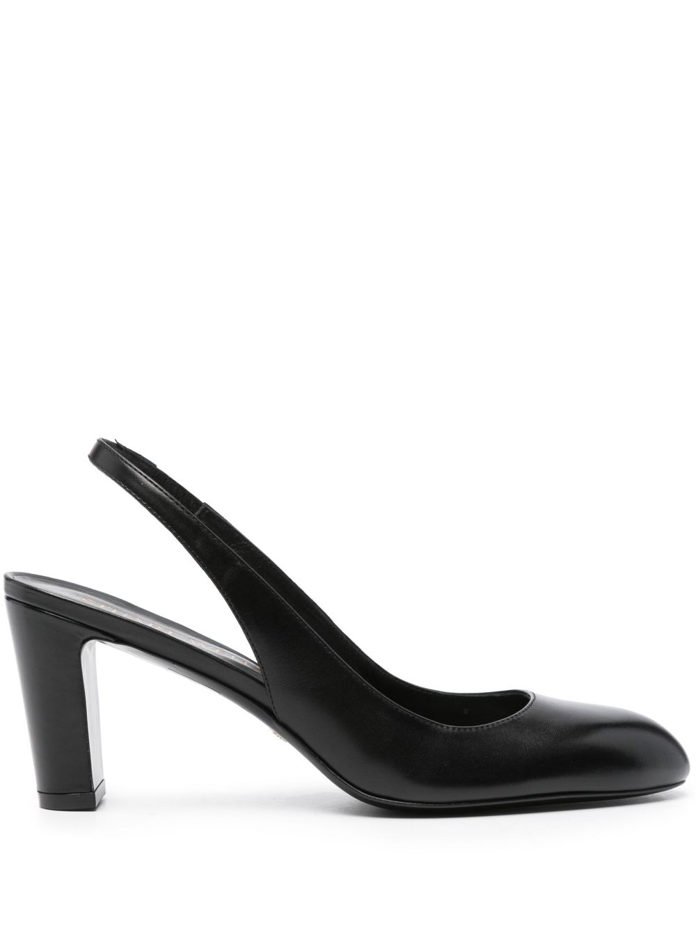 Stuart Weitzman Vida 皮质高跟鞋 - 黑色