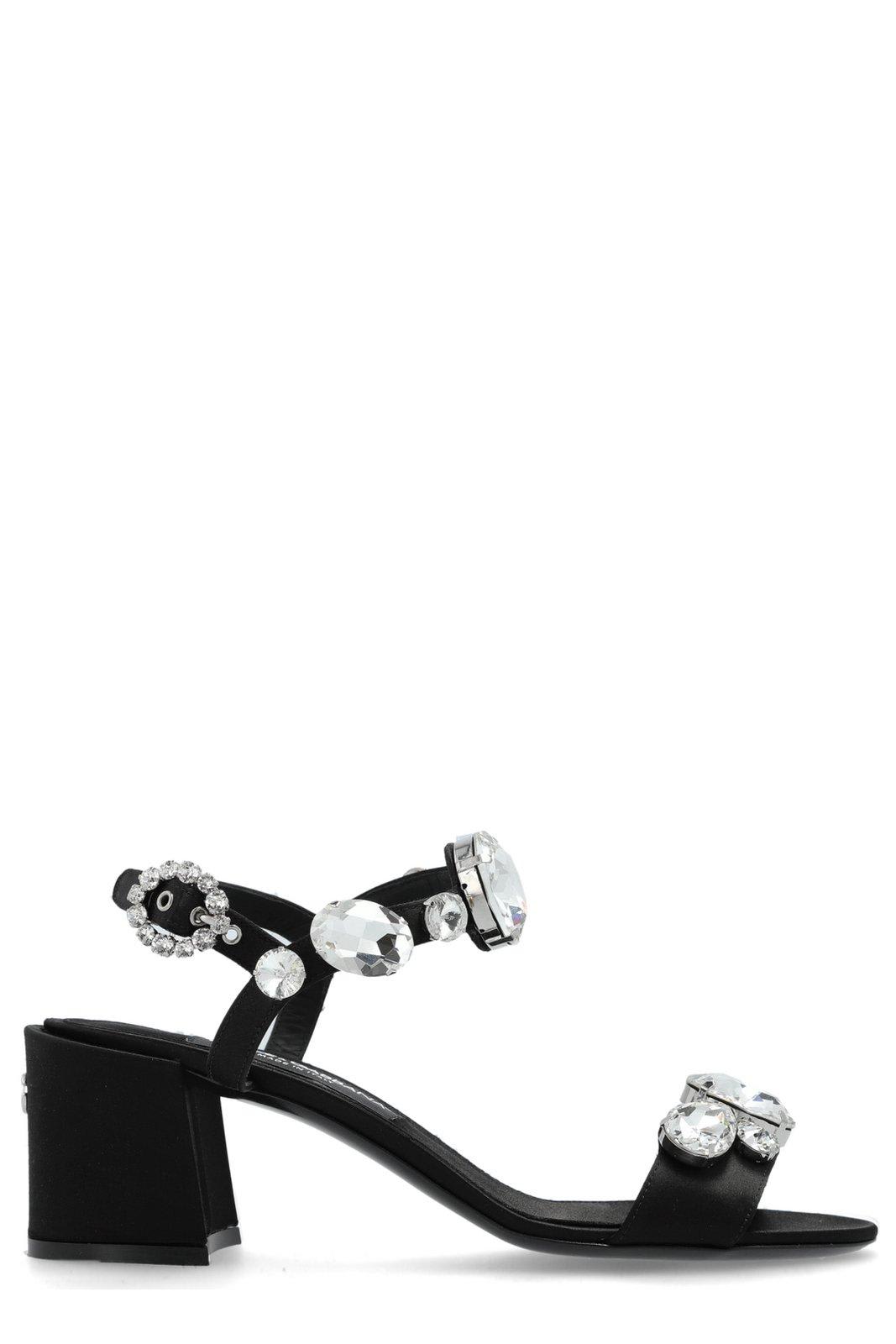 Dolce & Gabbana 宝石装饰高跟凉鞋