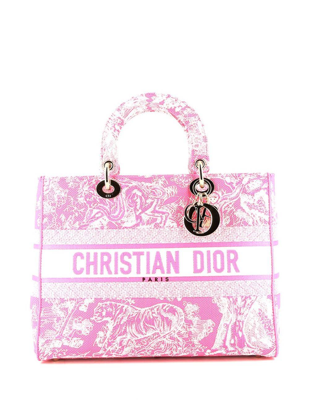 Christian Dior Pre-Owned Lady D-Lite 手提包（2020年代典藏款） - 粉色