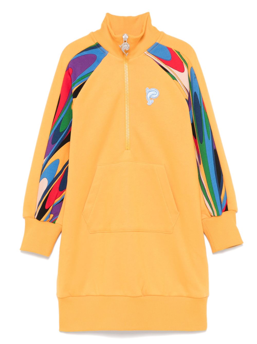 PUCCI Junior 毛衣式连衣裙 - 橘色