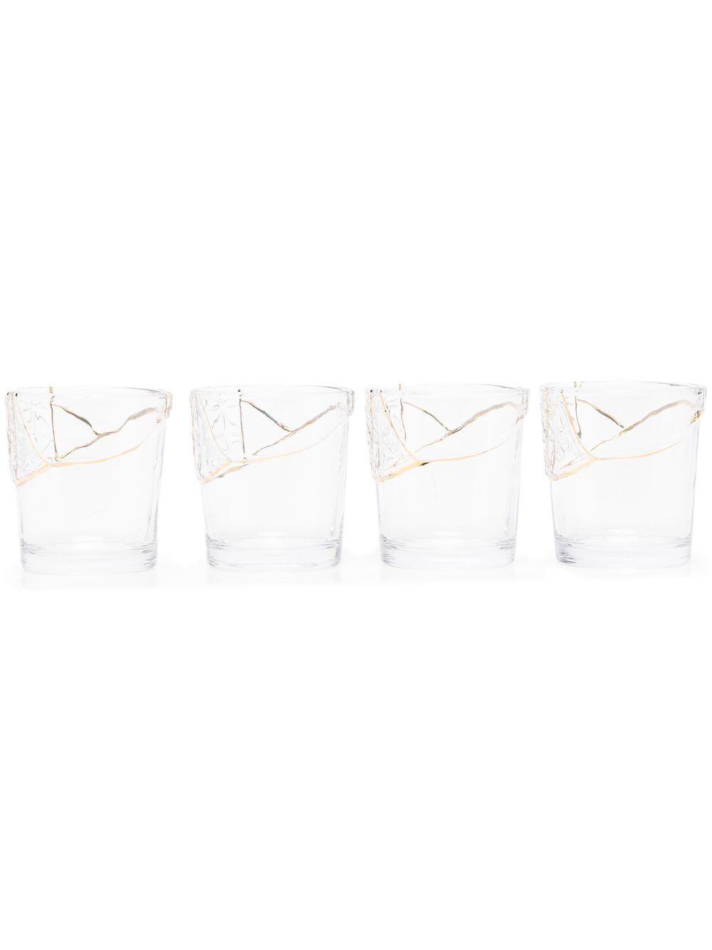 Seletti Bicchieri Kintsugi 玻璃杯（四件装） - 中性色