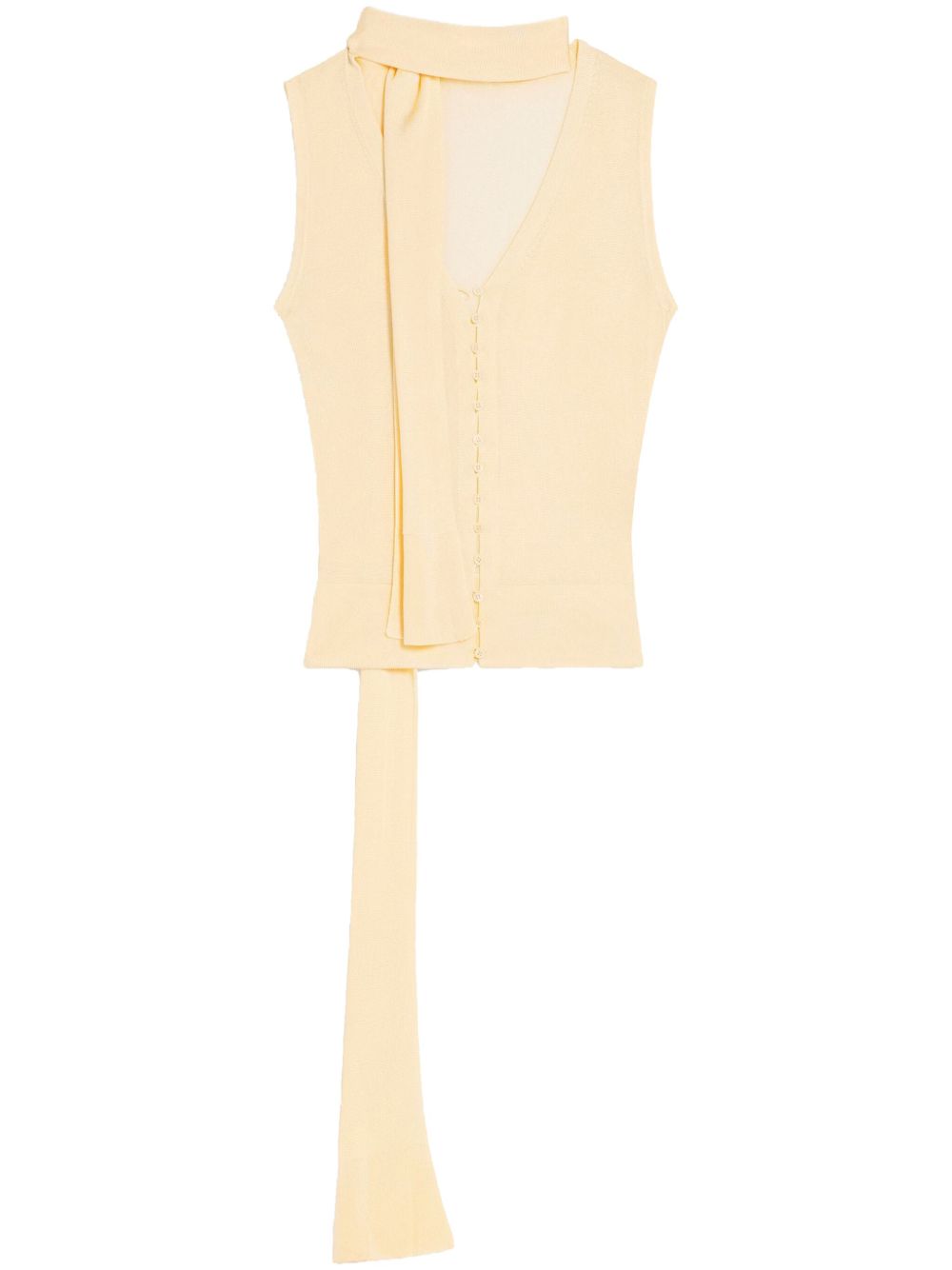 Jacquemus Le Haut Maestra 无袖上衣 - 黄色
