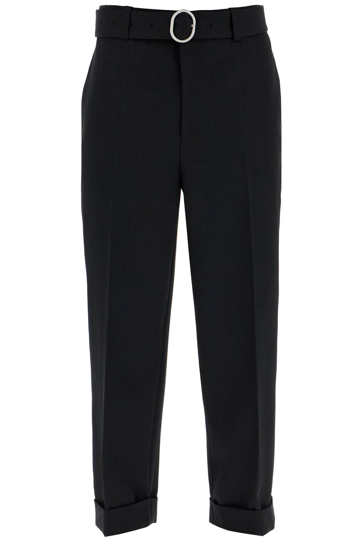 Jil Sander 羊毛腰带裤