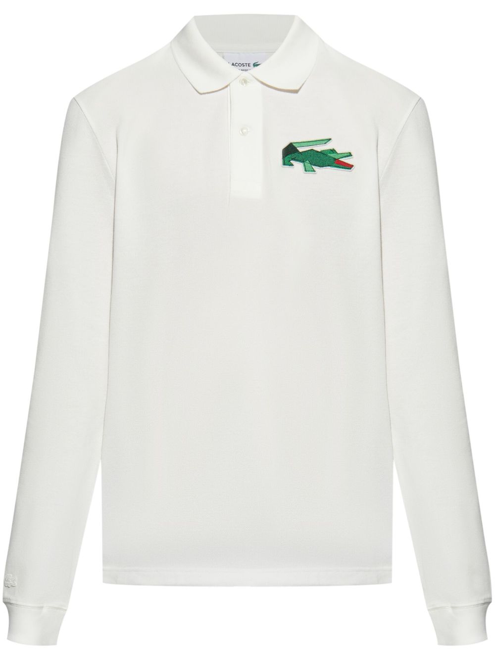 Lacoste 长袖polo衫 - 白色