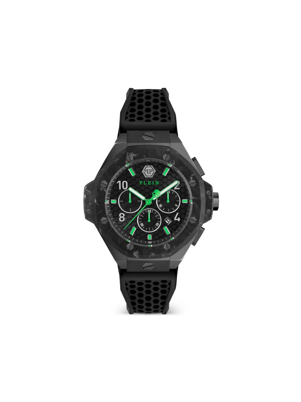 Philipp Plein Chrono Royal 46毫米腕表 - 黑色