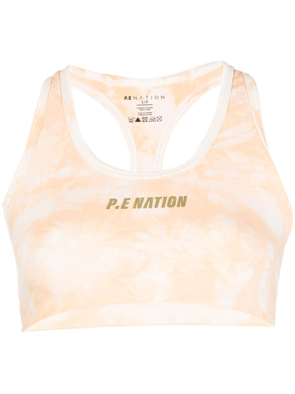 P.E Nation 扎染运动文胸 - 橘色