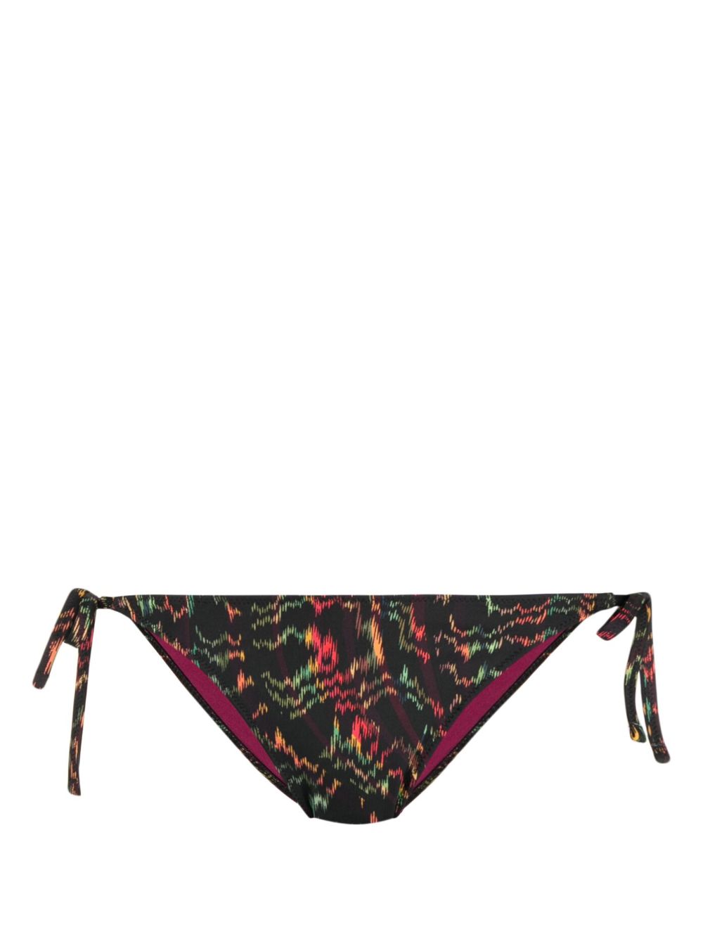 Paul Smith 图案印花比基尼三角裤 - 黑色