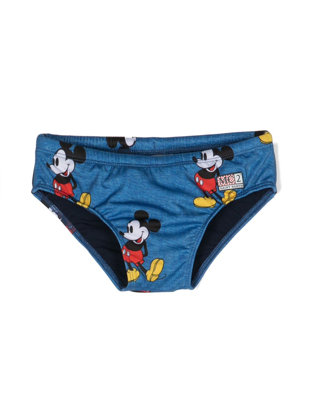 MC2 Saint Barth Kids x Disney Mickey Pose 泳裤 - 蓝色
