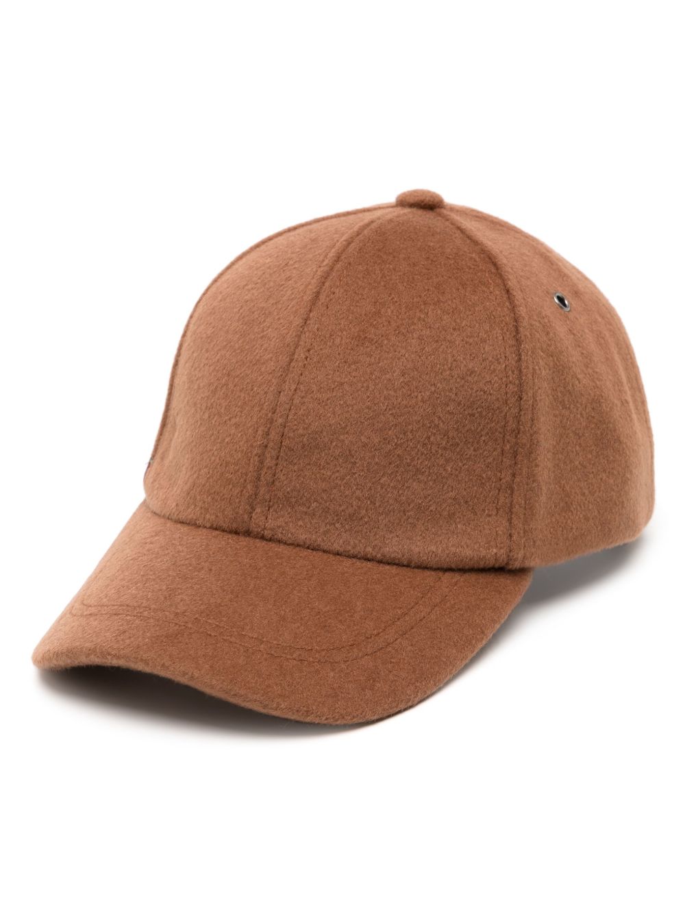 Paul Smith 纯色鸭舌帽 - 褐色
