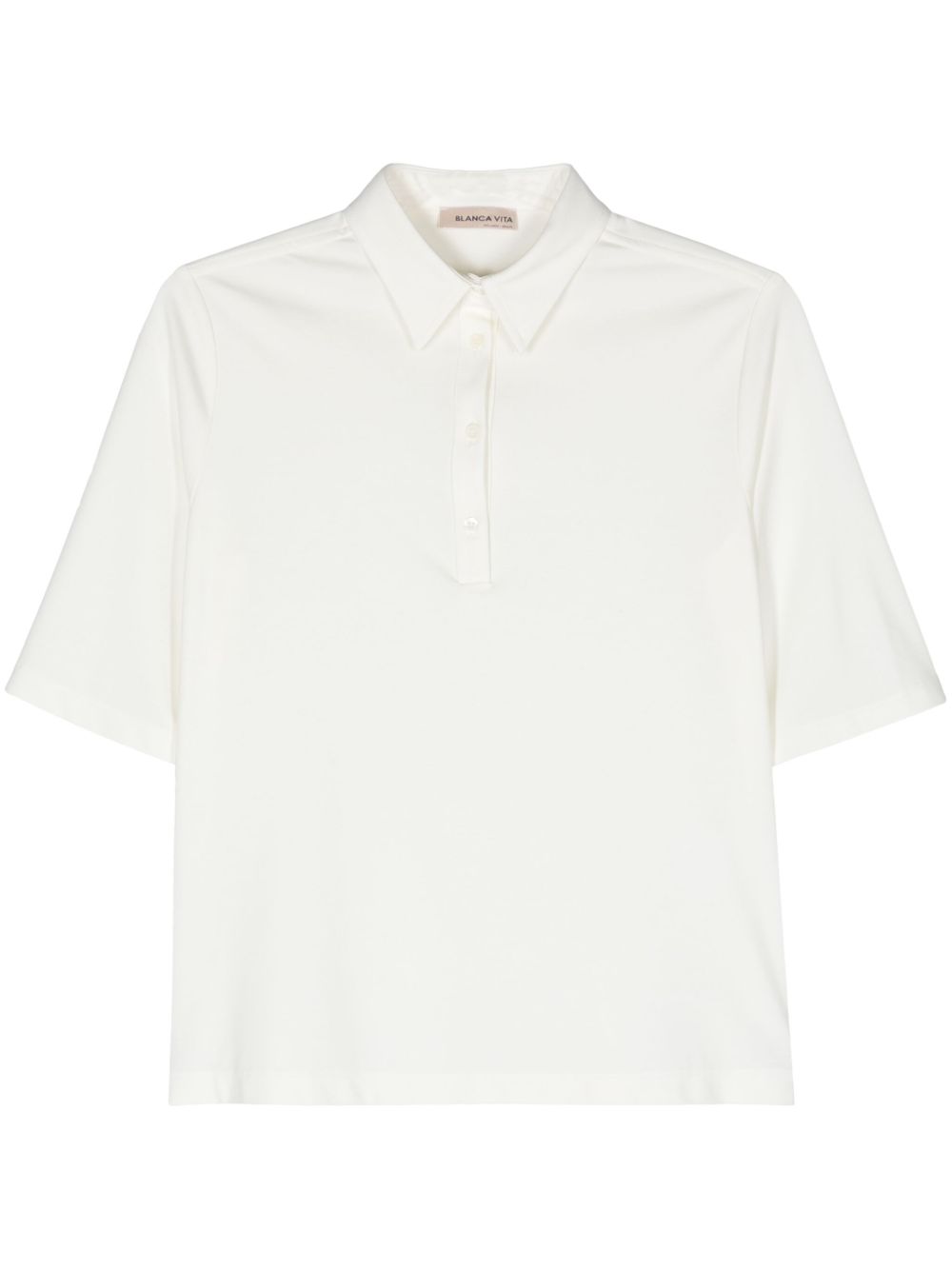 Blanca Vita Platy 短袖polo领上衣 - 中性色