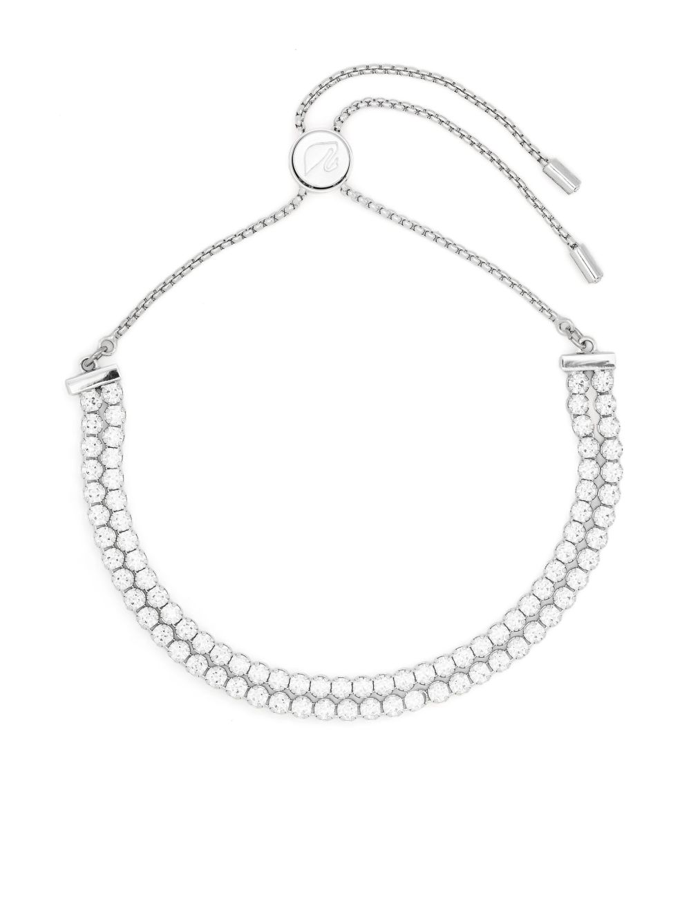 Swarovski Subtle Double 手链 - 银色