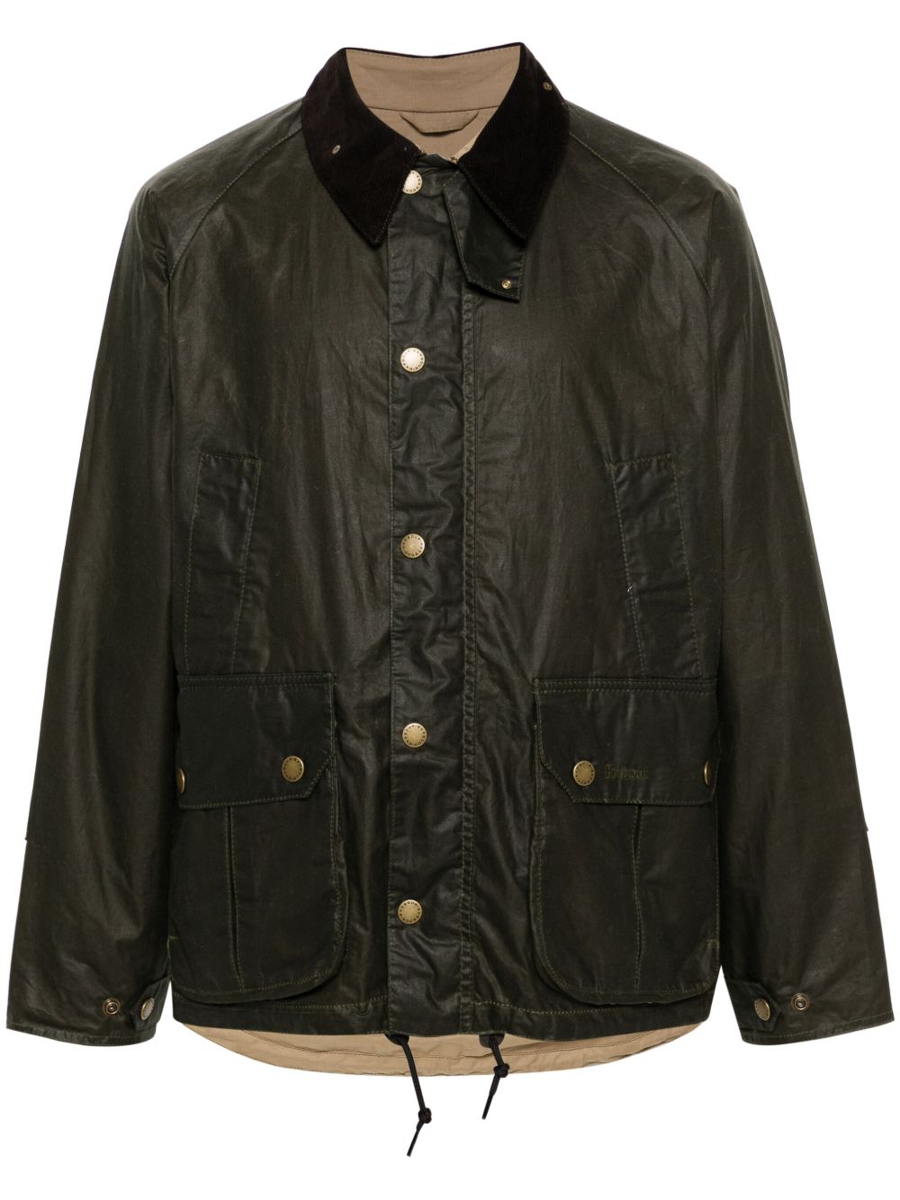 Barbour Deck 涂蜡夹克 - 绿色