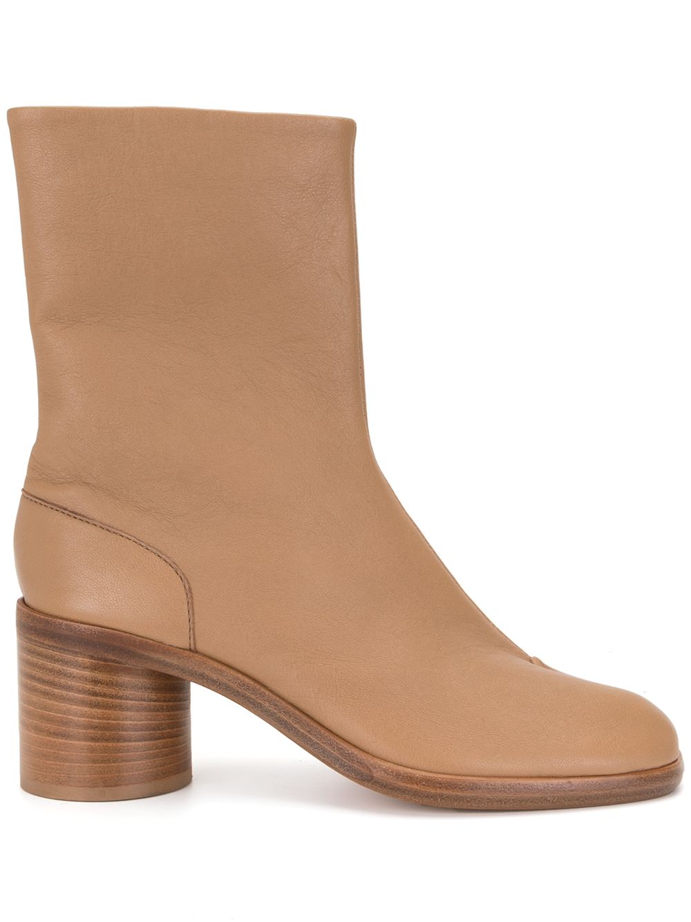 Maison Margiela Tabi 中跟及踝靴 - 褐色