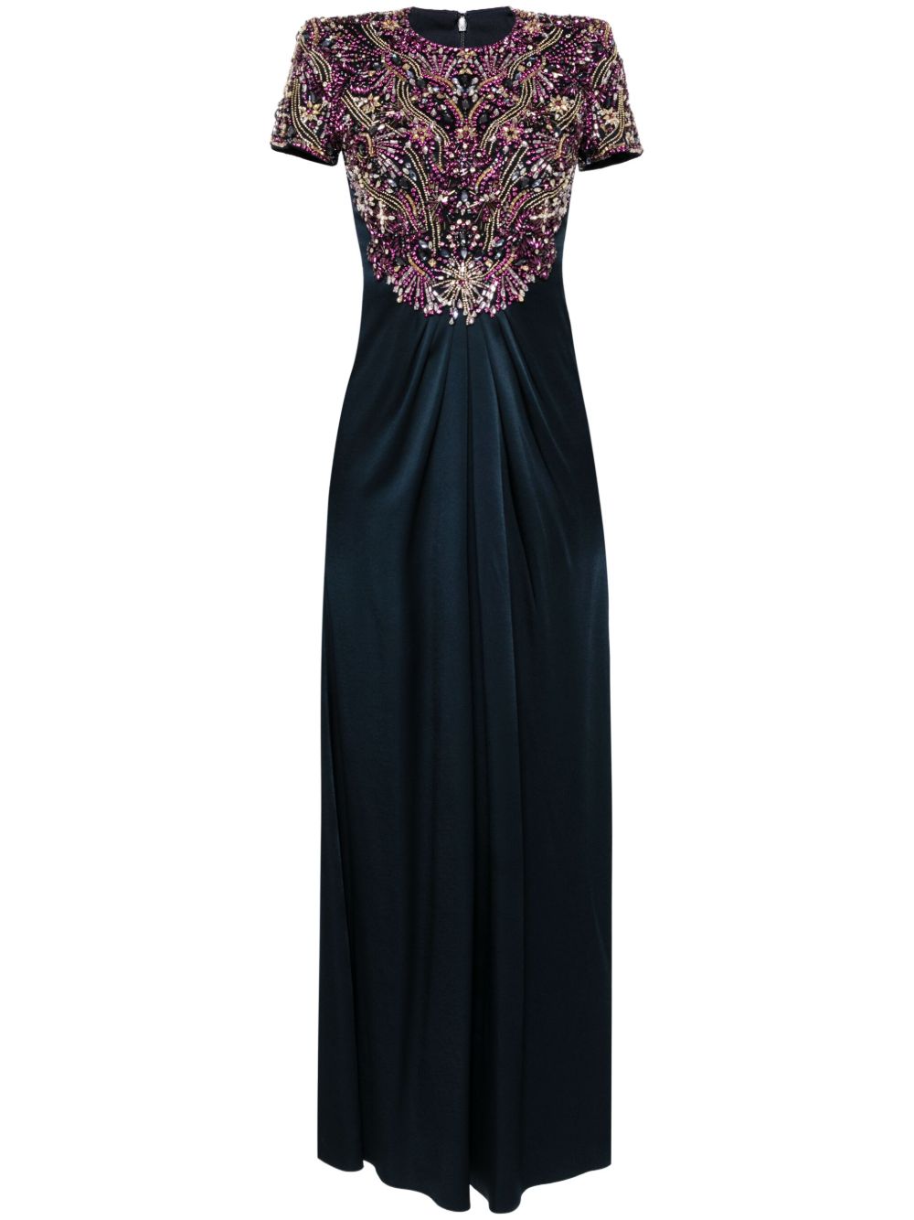 Jenny Packham Starry 晶饰礼服 - 蓝色