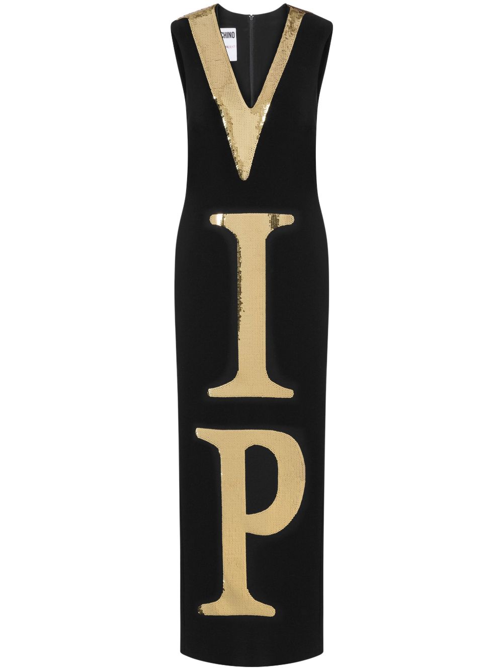 Moschino VIP 亮片缀饰连衣裙 - 黑色