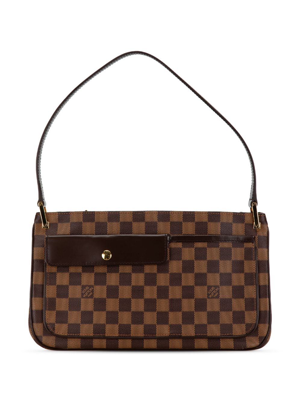 Louis Vuitton Pre-Owned Damier Ebene Aune 单肩包（2012年典藏款） - 褐色