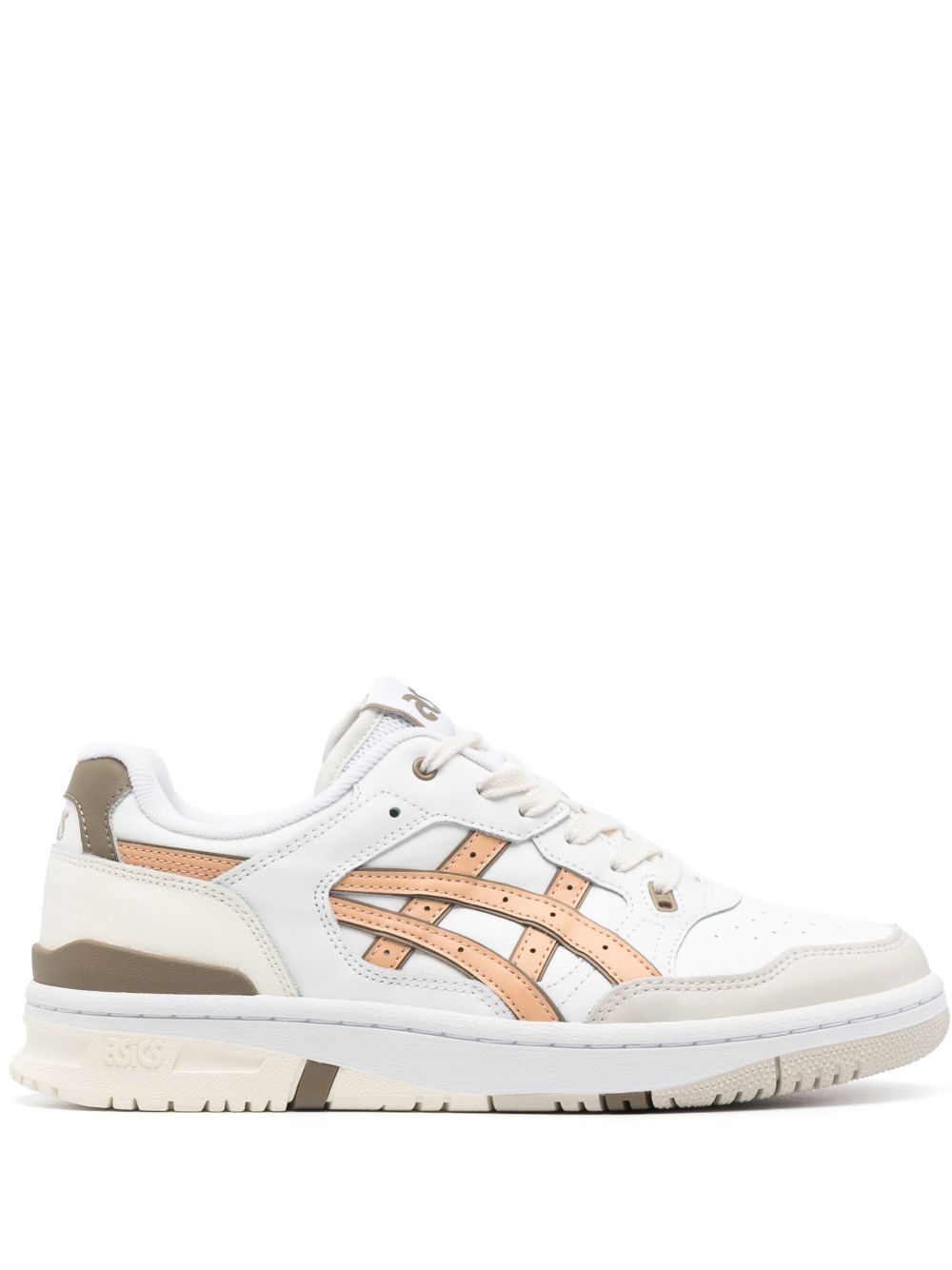 ASICS EX89 拼接设计皮质运动鞋 - 白色
