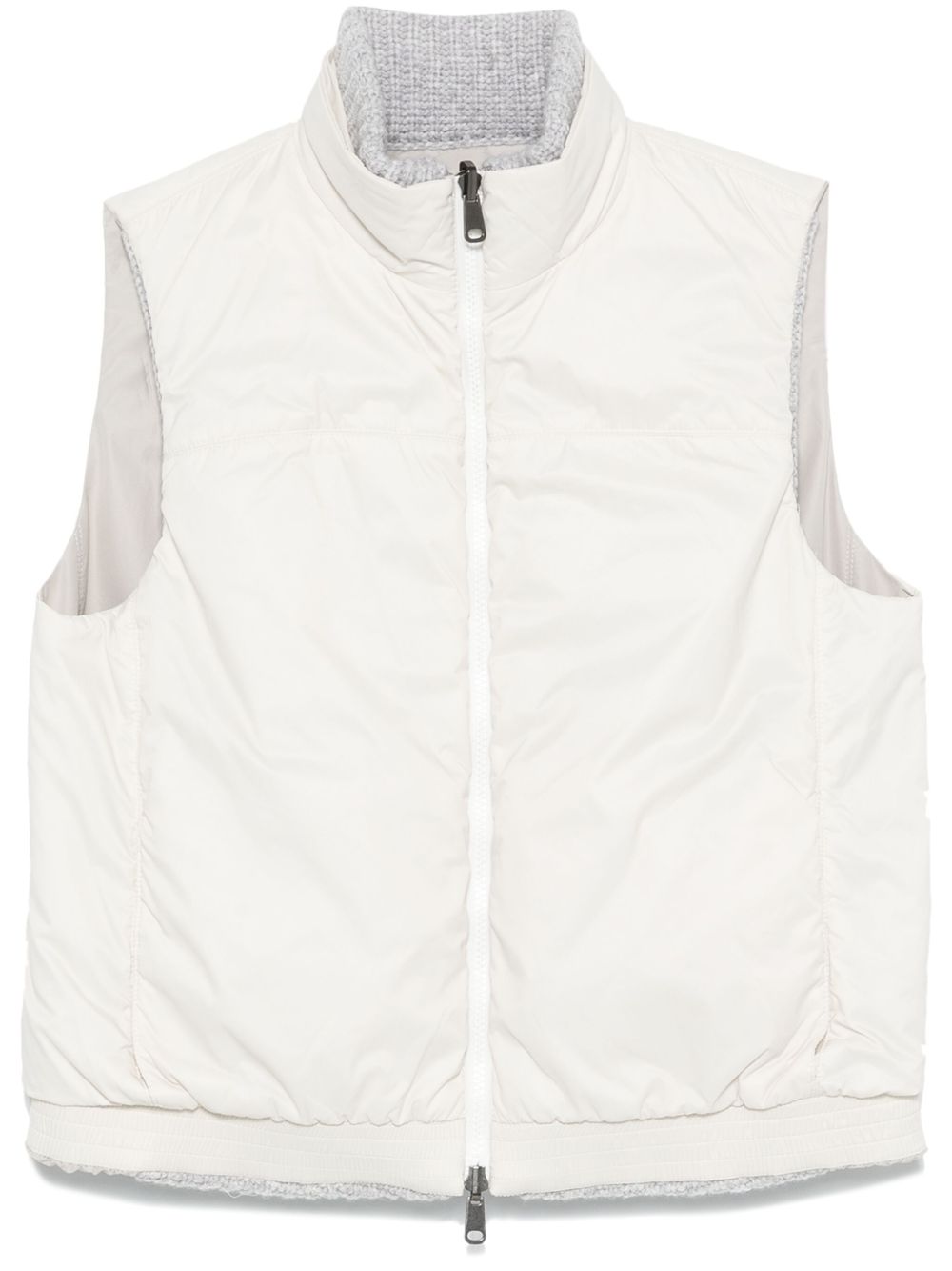 Brunello Cucinelli 双面马甲 - 灰色
