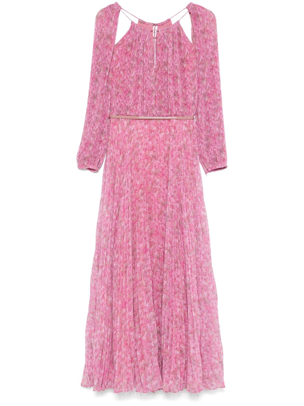 Max Mara Moretto 超长连衣裙 - 粉色
