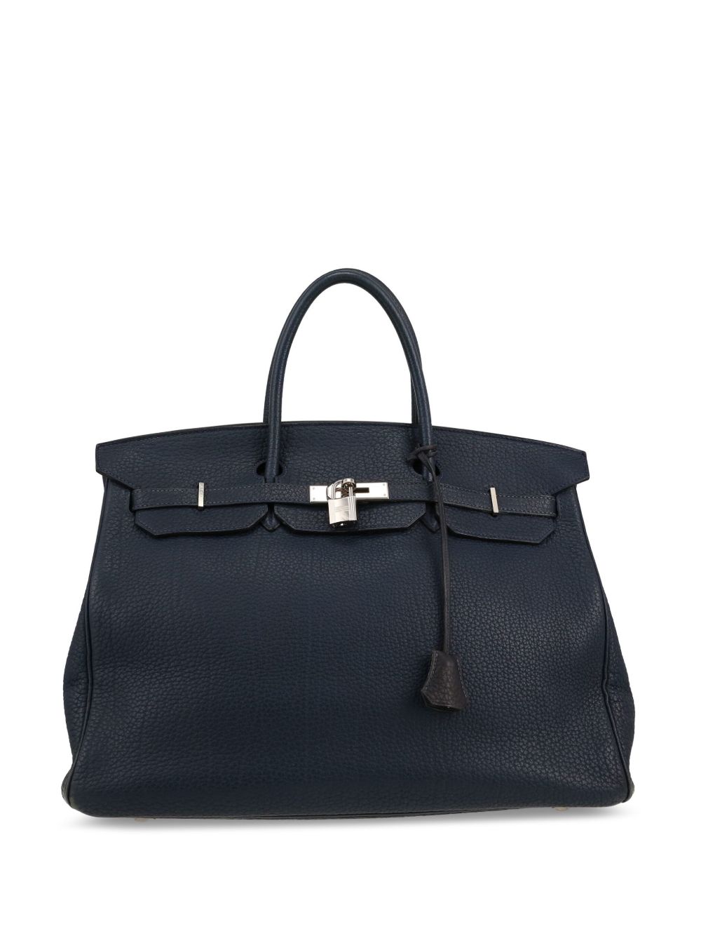 Hermès Pre-Owned Birkin 40 手提包（2009年典藏款） - 蓝色