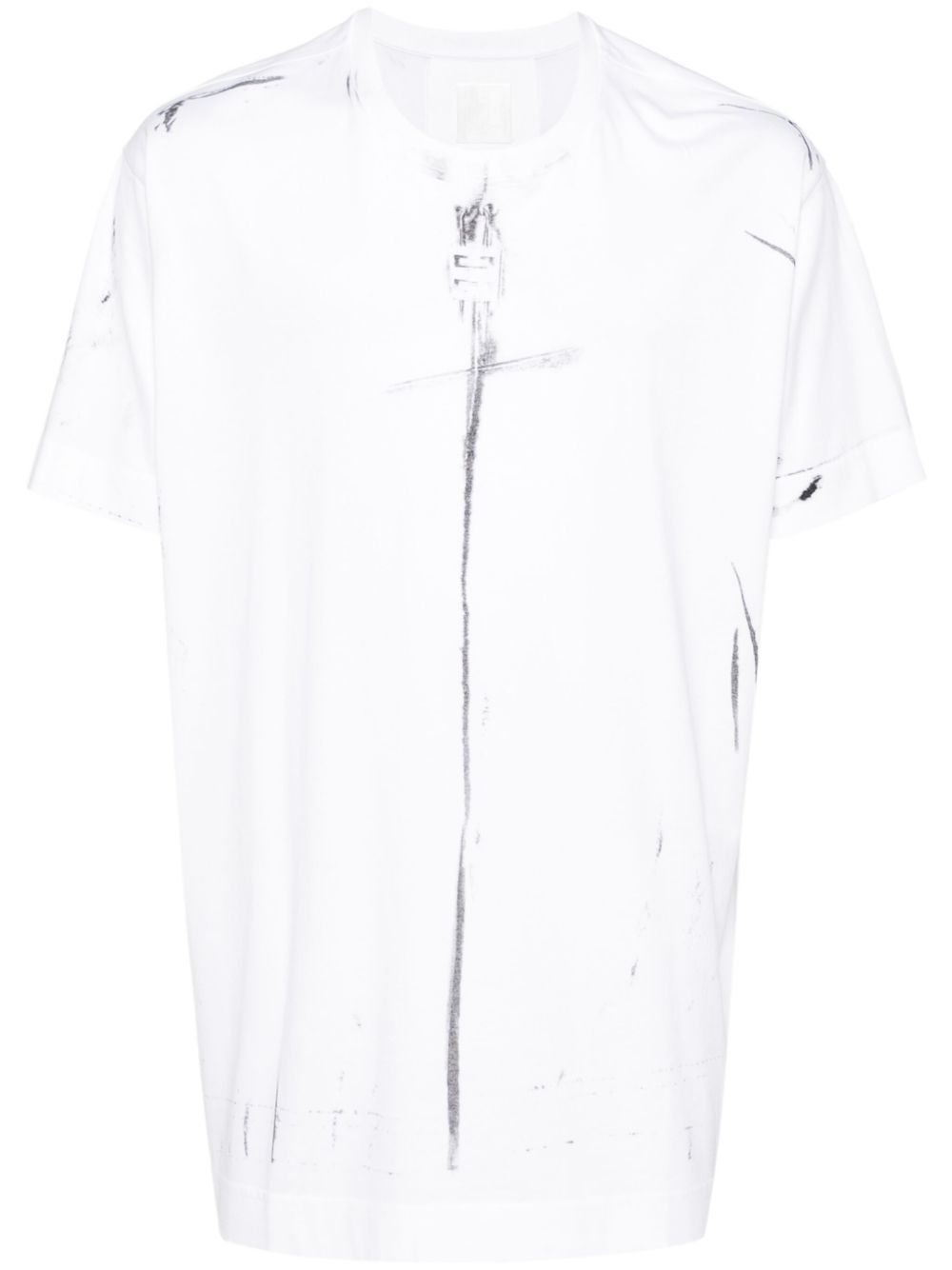 Givenchy logo印花T恤 - 白色