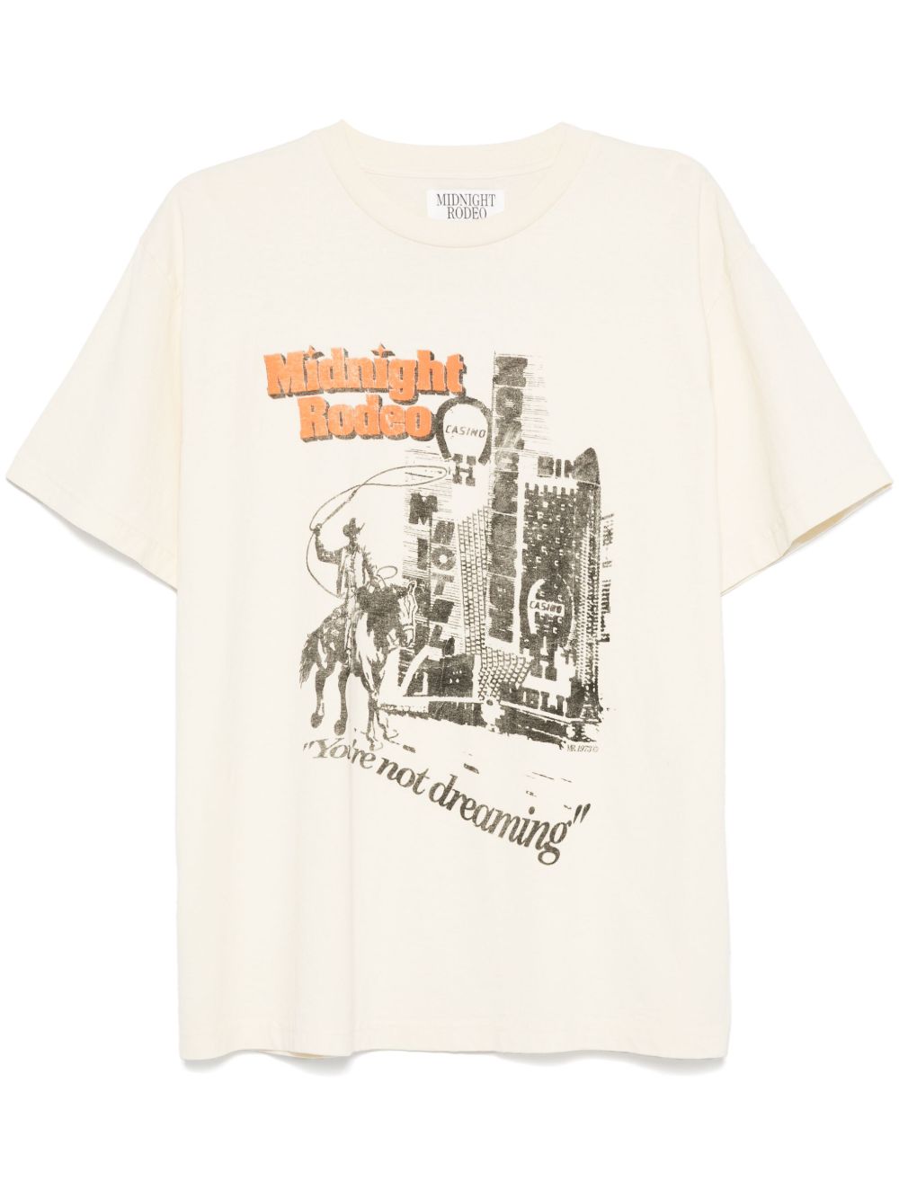 MIDNIGHT RODEO Casino T恤 - 中性色