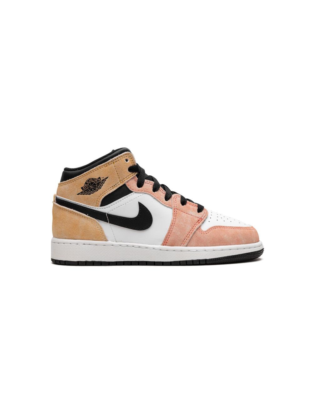 Jordan Kids Air Jordan 1 Mid GS Flight Club 运动鞋 - 橘色