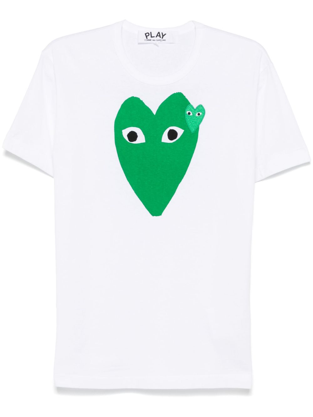 Comme Des Garçons Play 爱心印花T恤 - 白色