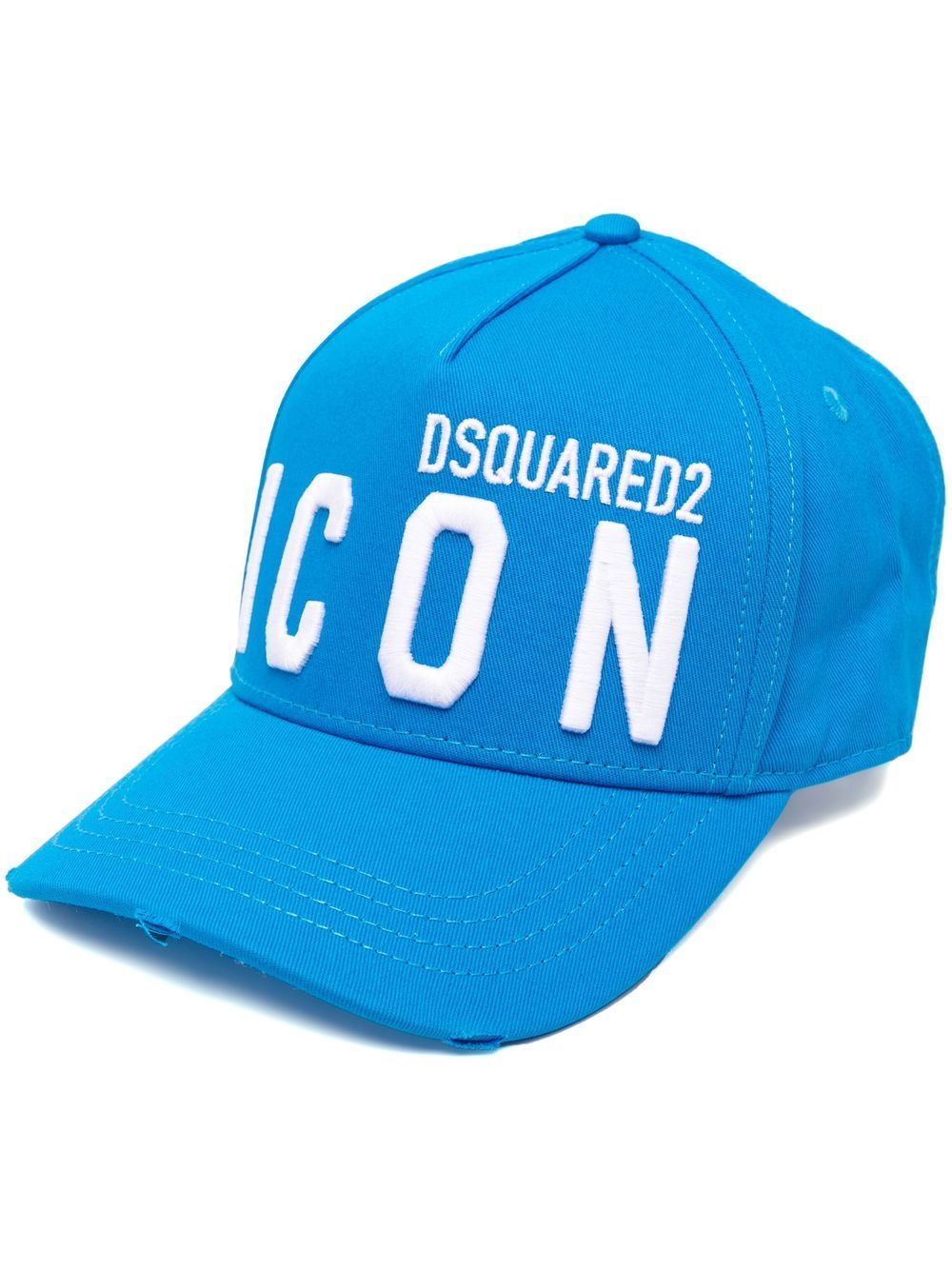 DSQUARED2 Icon logo细节棒球帽 - 蓝色