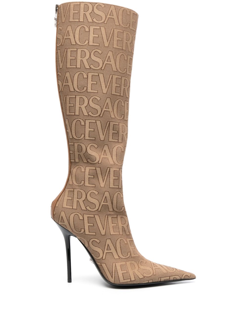 Versace Versace Allover 及膝靴 - 中性色