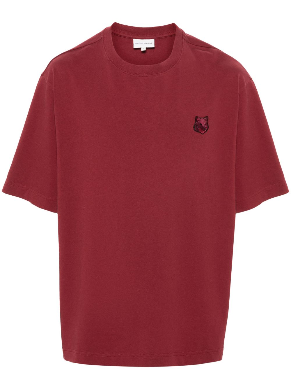 Maison Kitsuné Bold Fox Head 棉T恤 - 红色