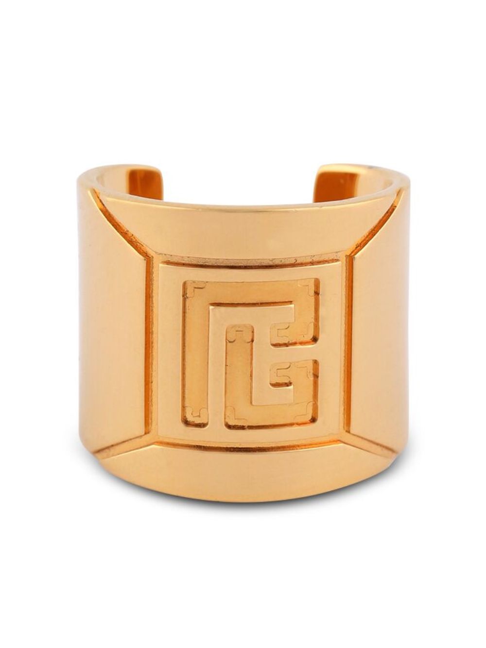 Balmain Tubular PB 戒指 - 金色