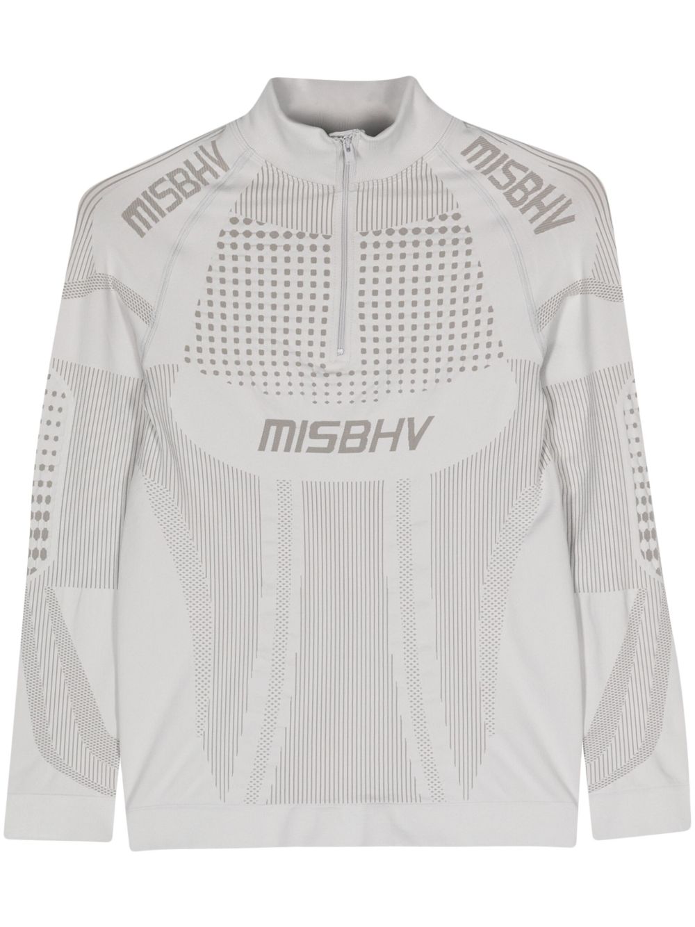 MISBHV logo提花运动上衣 - 灰色