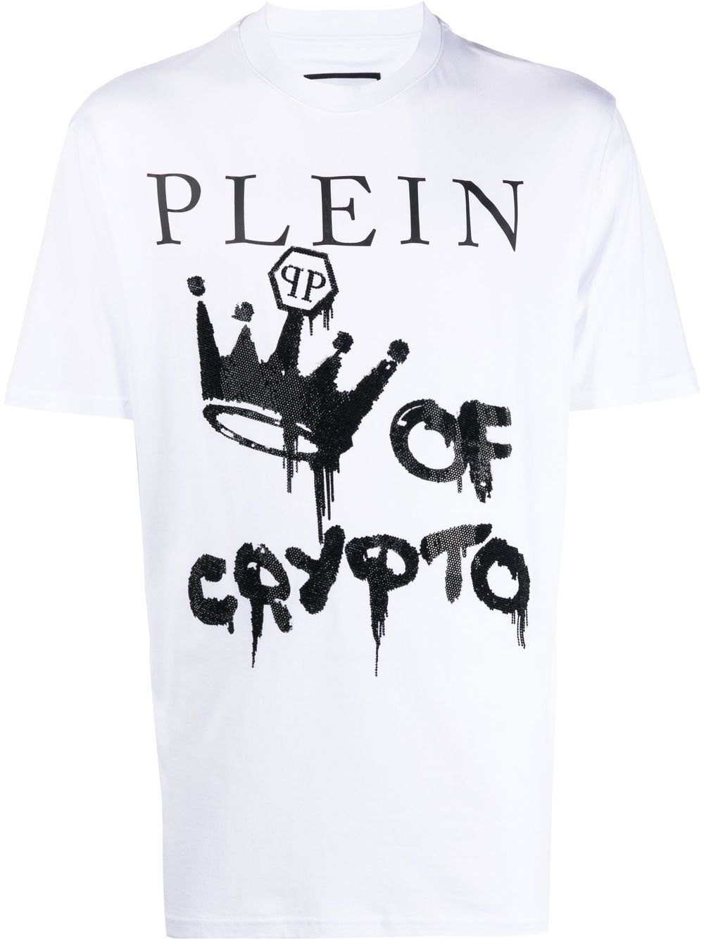 Philipp Plein 图案印花短袖T恤 - 白色