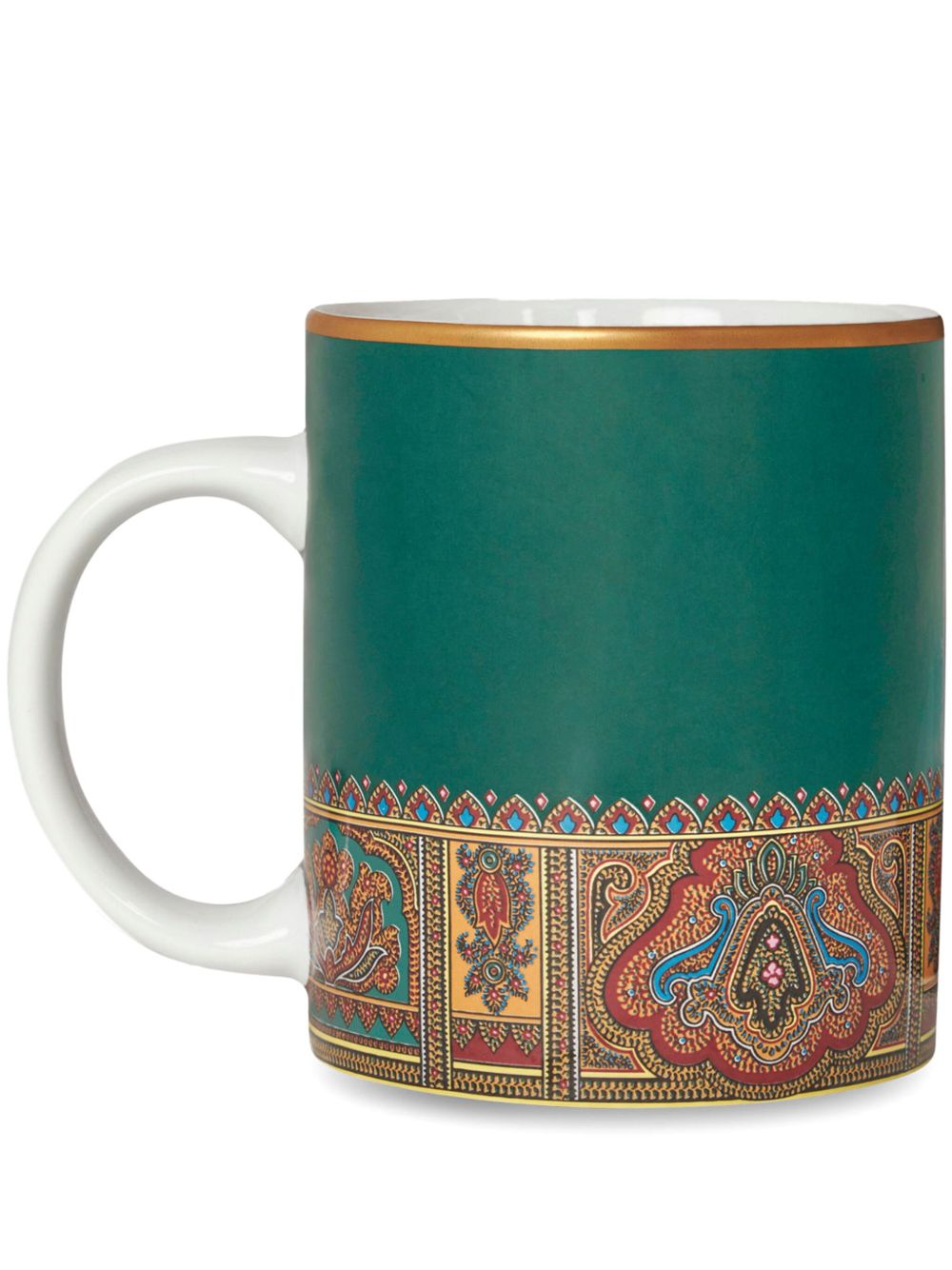ETRO HOME 佩斯理印花陶瓷马克杯 - 绿色