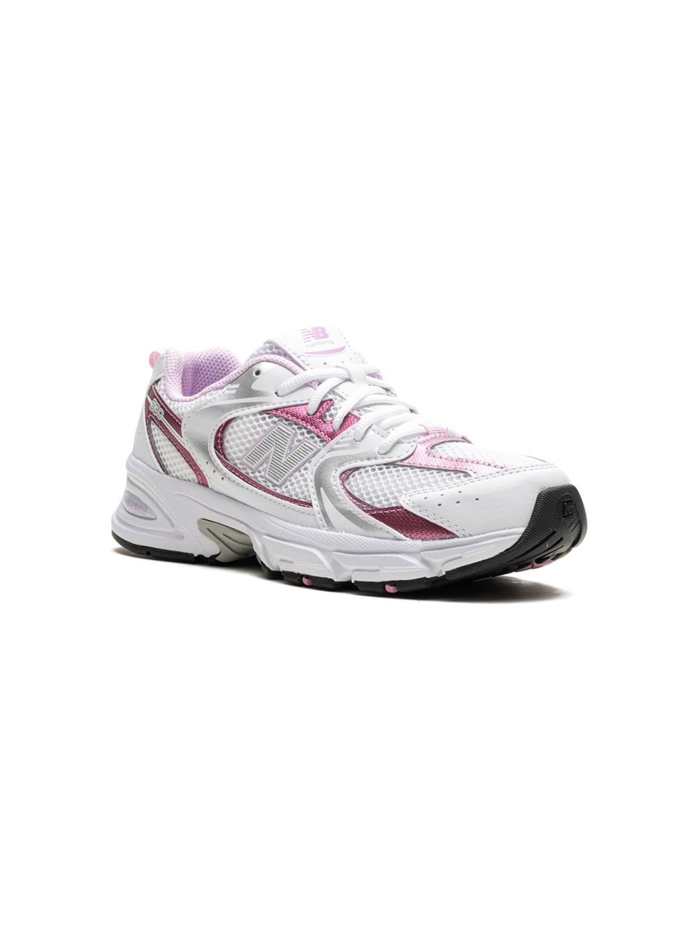 New Balance Kids 530 White/Pink Sugar 运动鞋 - 白色