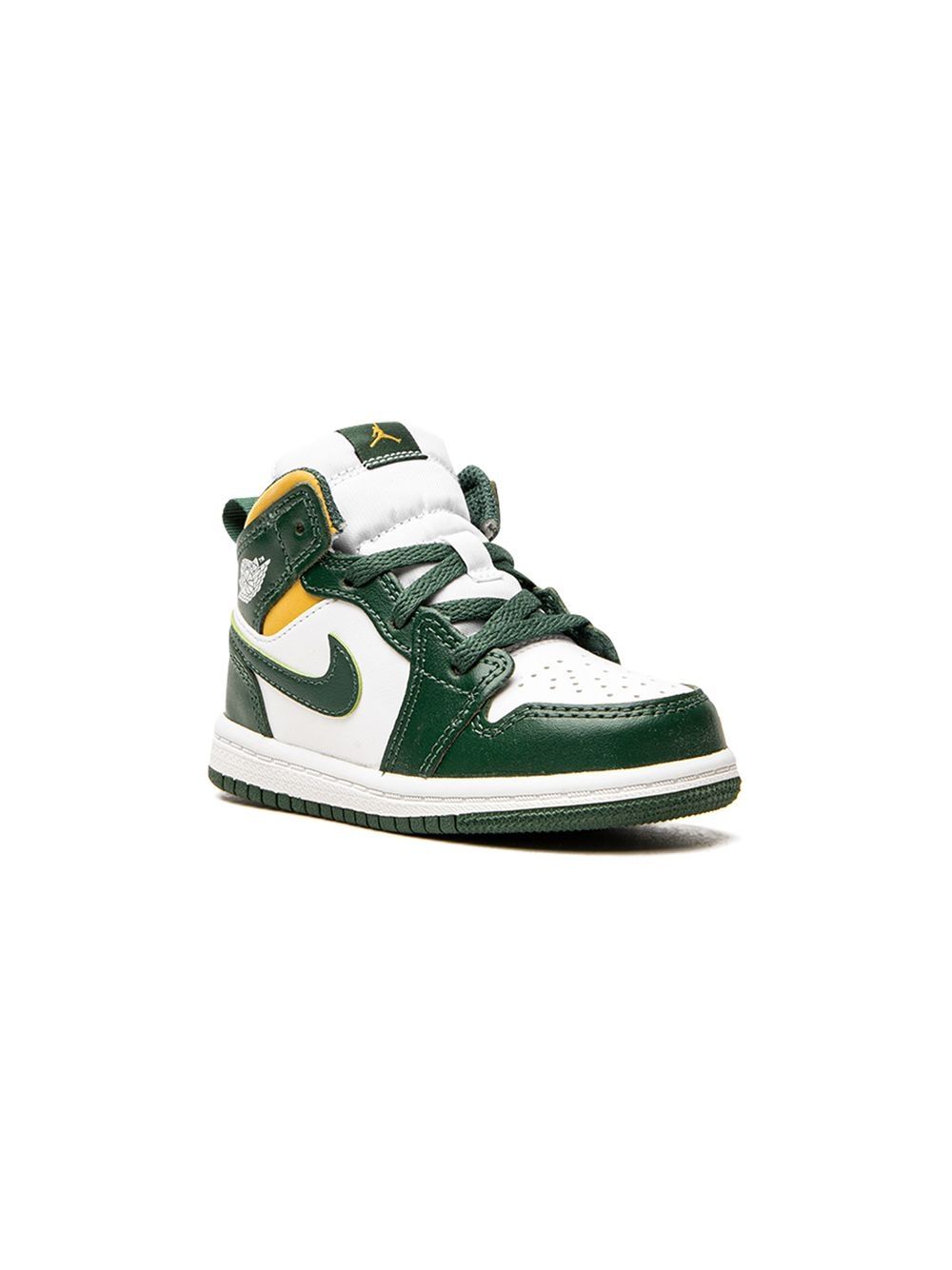 Jordan Kids Air Jordan 1 Mid 板鞋 - 绿色