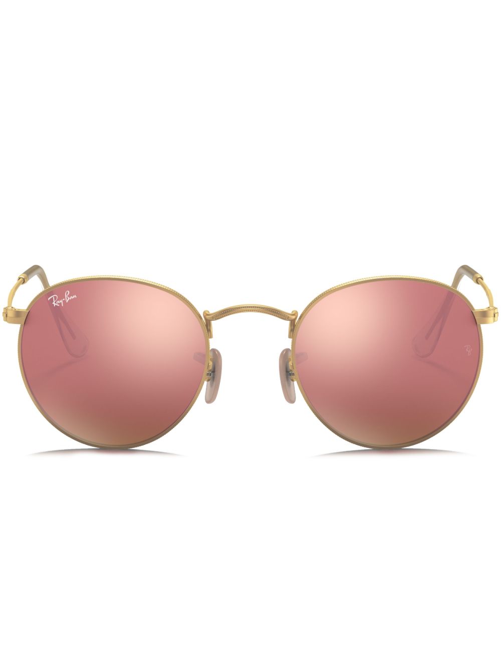 Ray-Ban Round Flash 太阳眼镜 - 金色