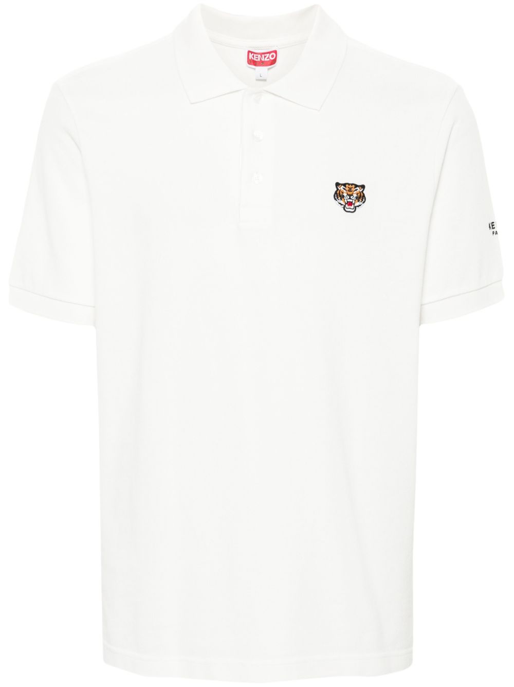 Kenzo Lucky Tiger polo衫 - 白色