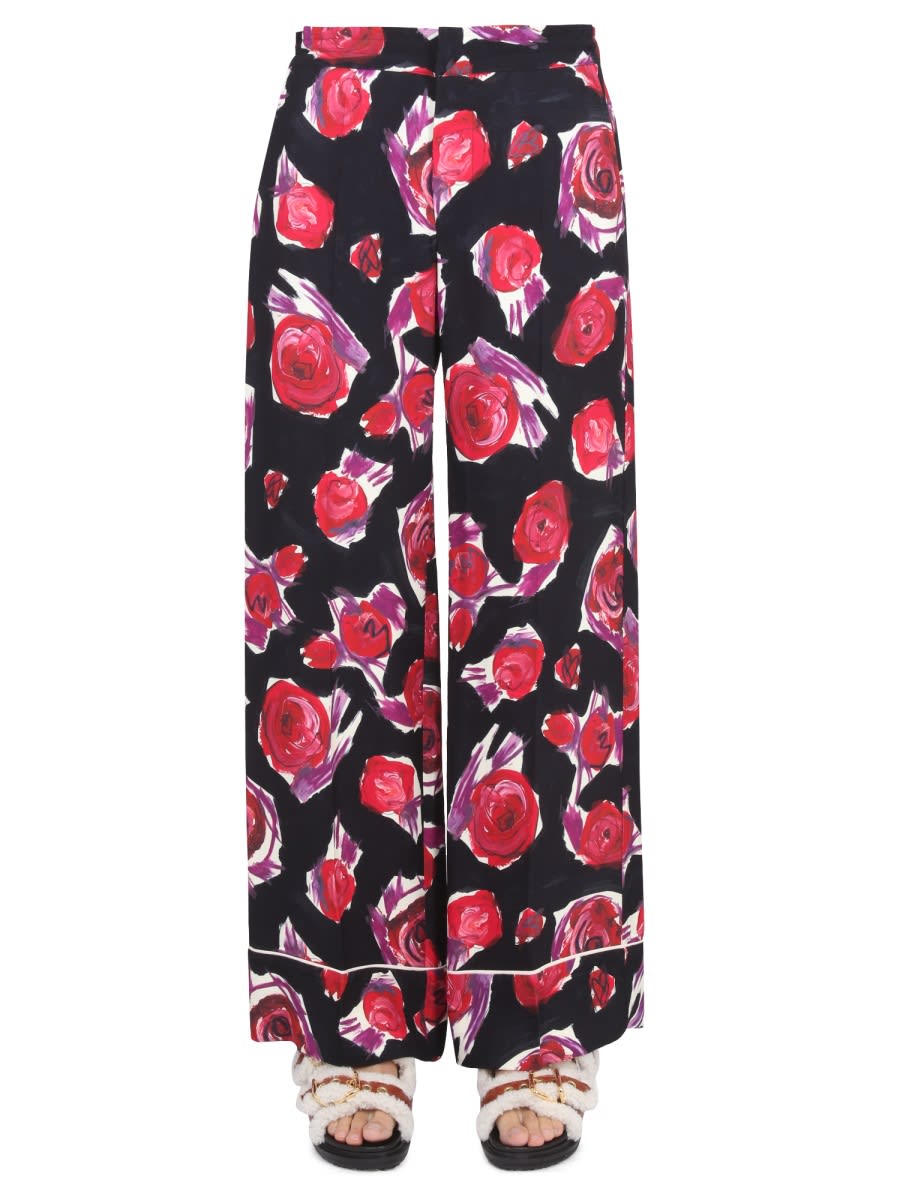 Marni Pijama花卉图案长裤