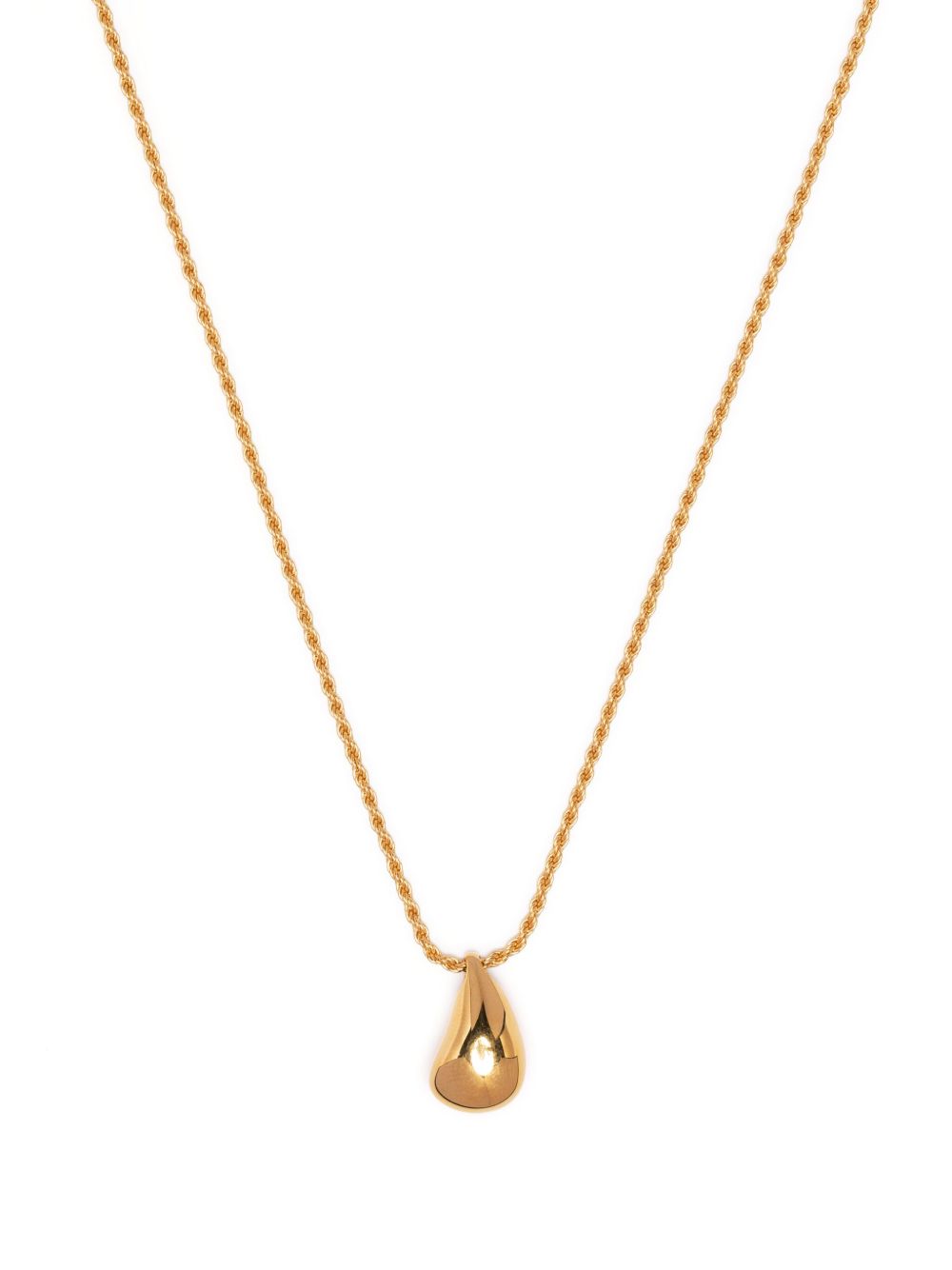 Missoma Savi Sculptural Droplet 吊饰项链 - 金色