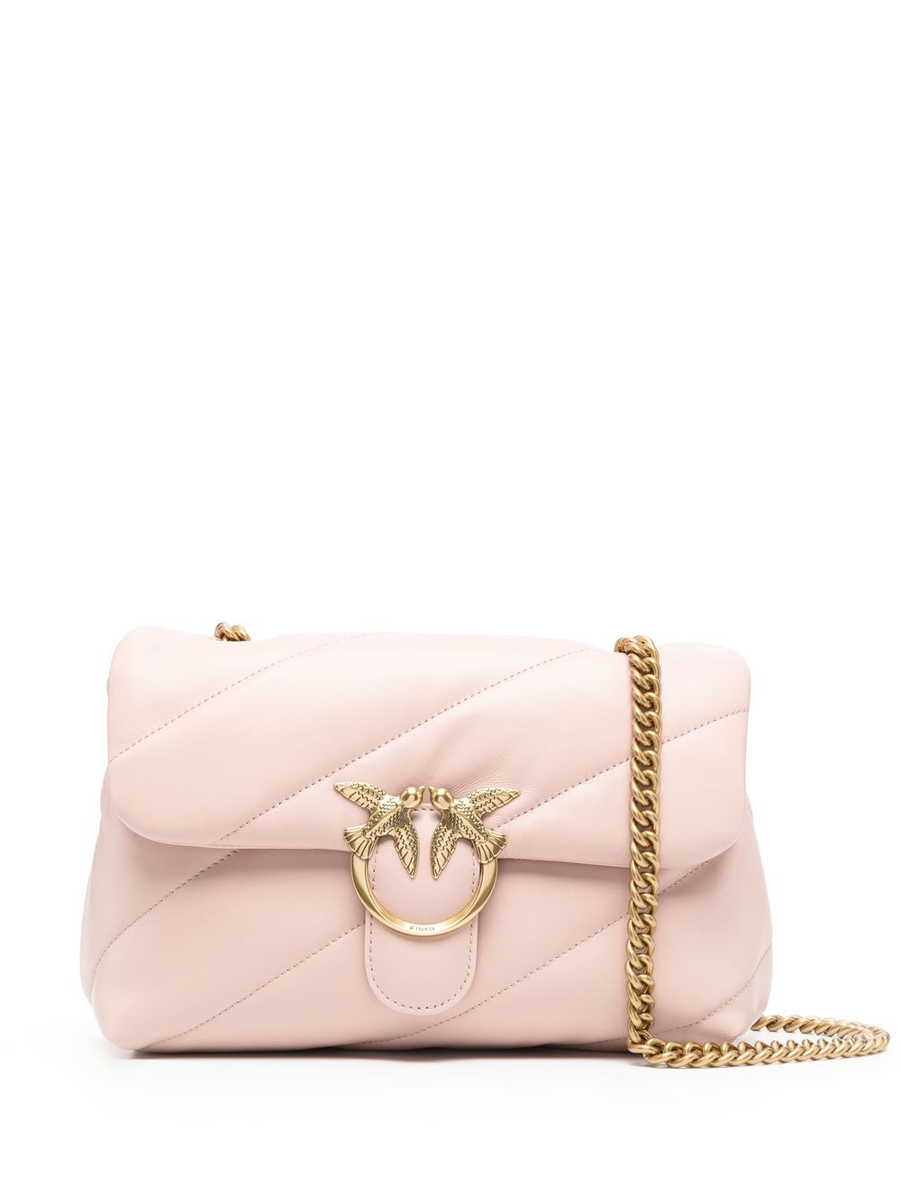 PINKO Love Classic Puff 斜挎包 - 粉色