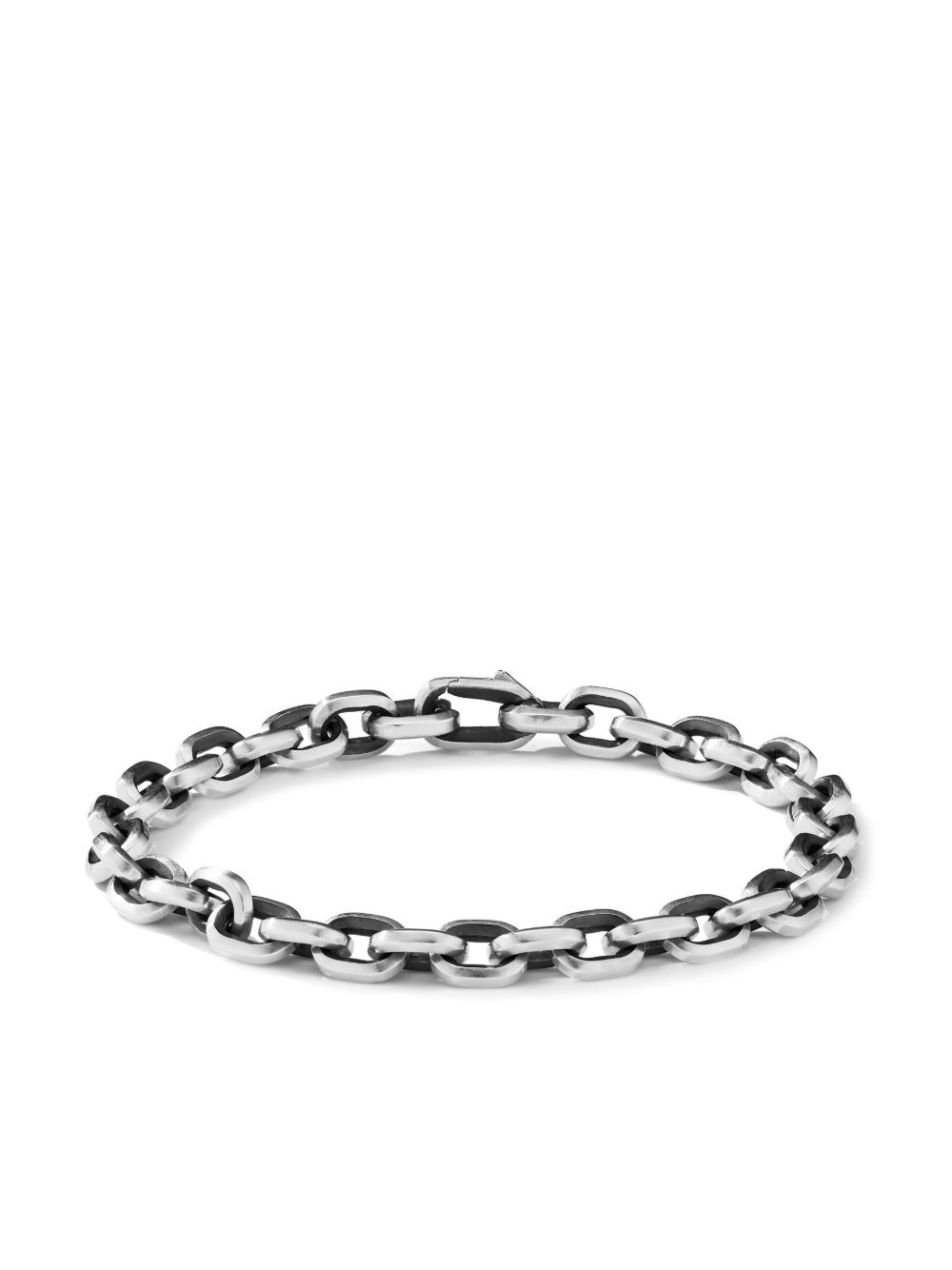 David Yurman 纯银 Wheat 手链 - 银色