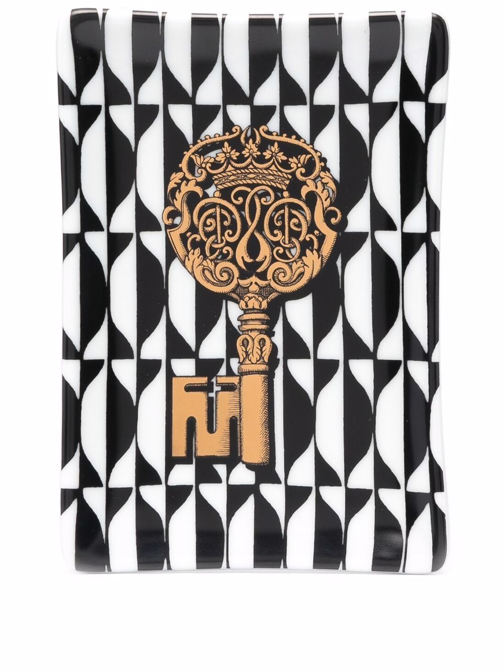 Fornasetti Chiavi 托盘 - 黑色