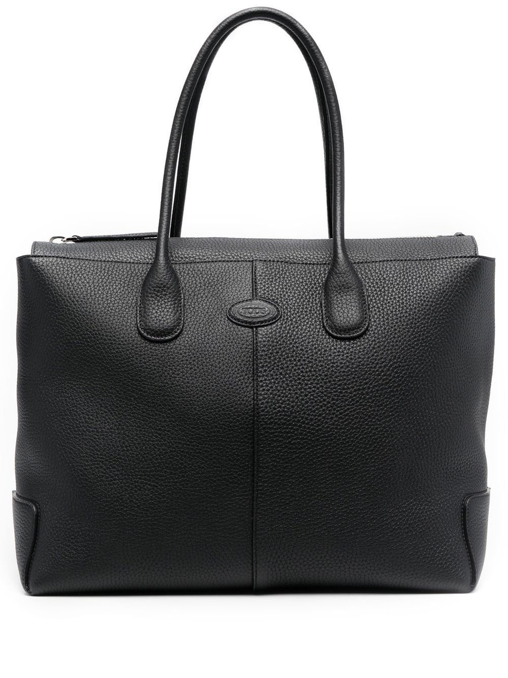 Tod's 托德斯 拉链购物托特包 - 黑色