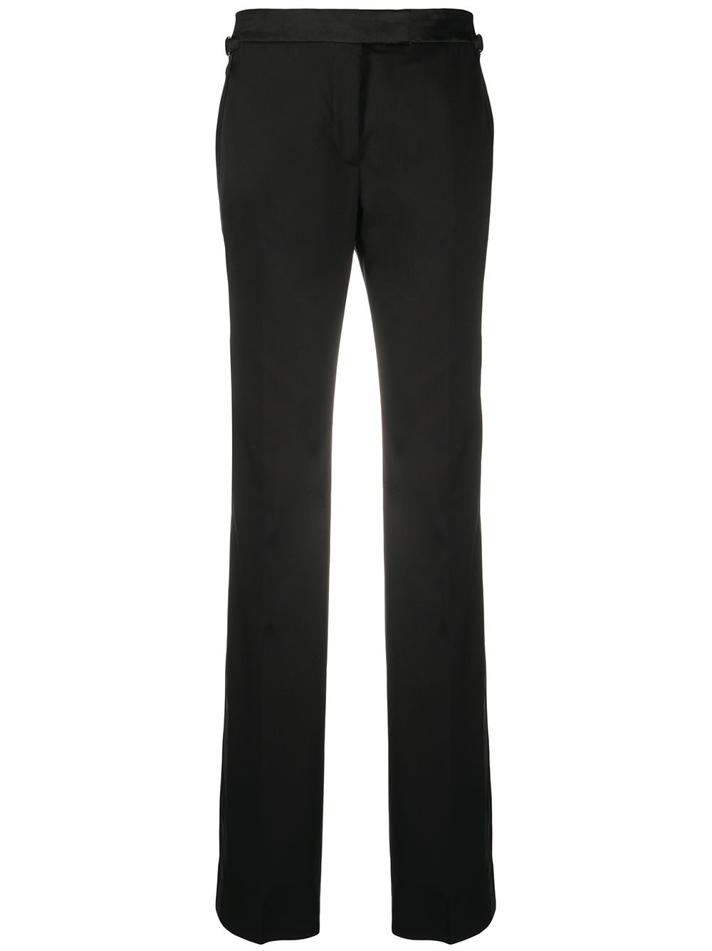 TOM FORD 侧条纹精裁长裤 - 黑色