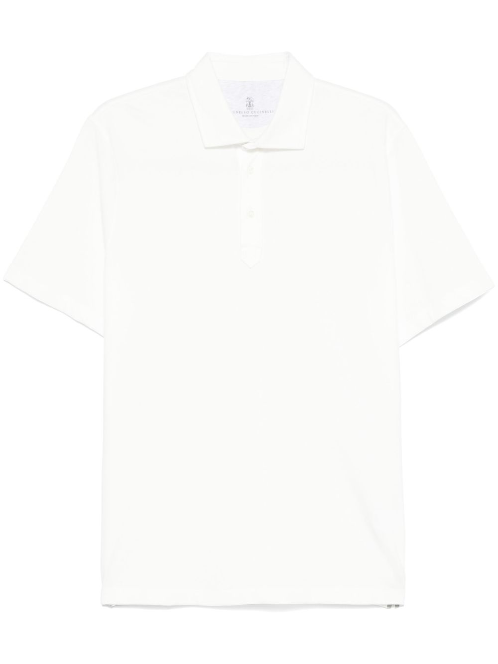 Brunello Cucinelli 棉polo衫 - 白色