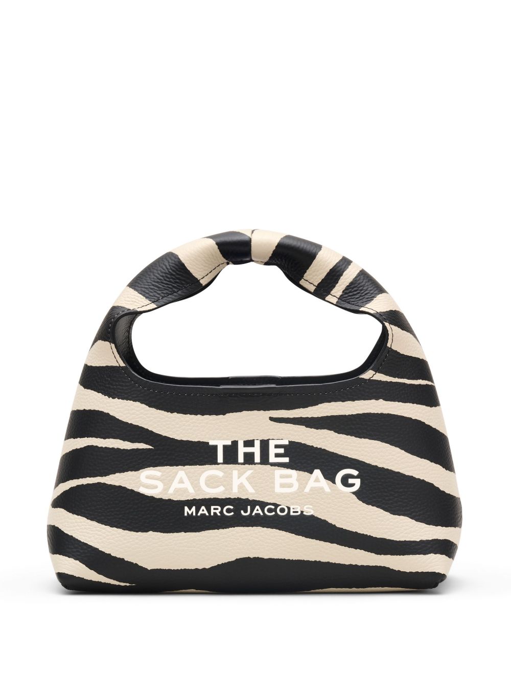Marc Jacobs The Zebra Mini Sack 皮质单肩包 - 黑色